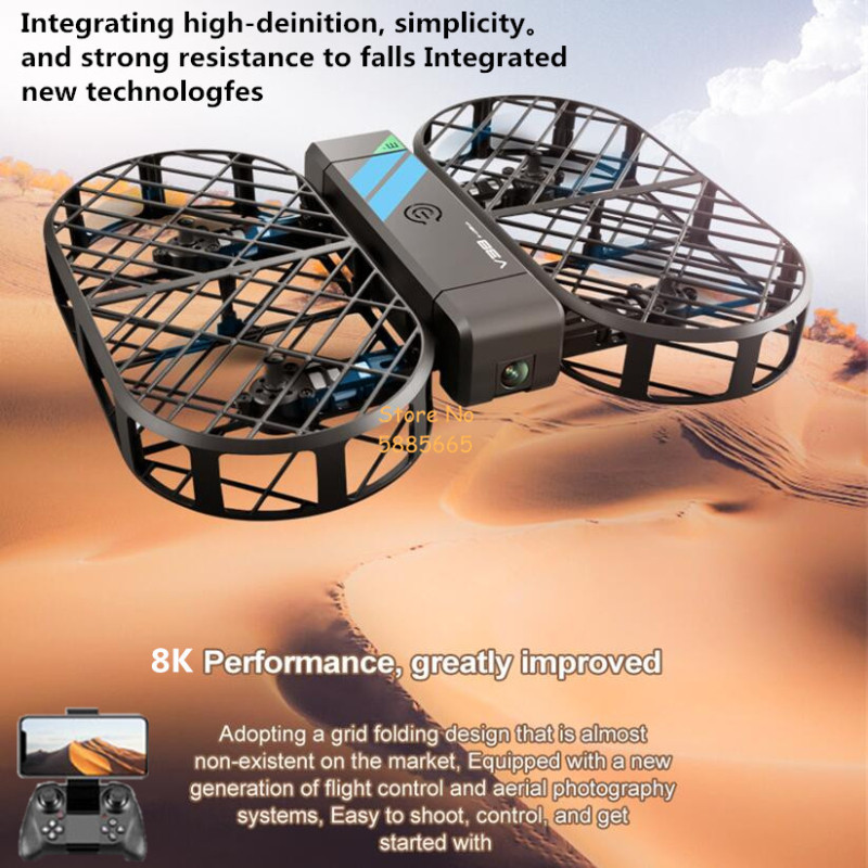 Drone Camera Hd - Telecamera HD 8K 360 ° Protezione