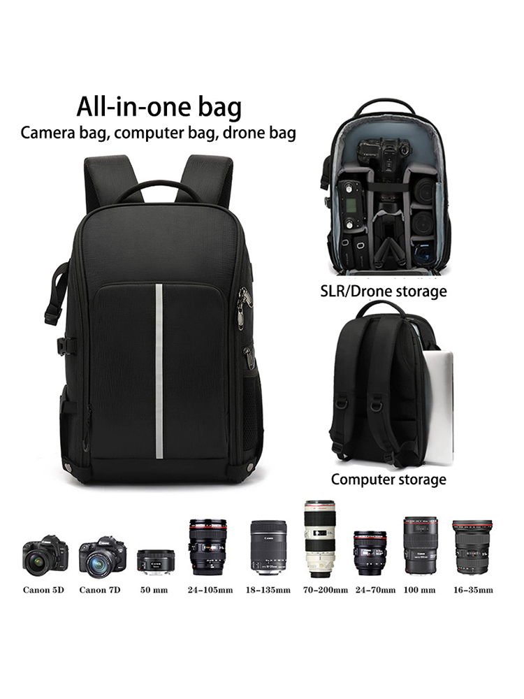 Drone Camera Case - Zaino per fotografia all'aperto Borsa per