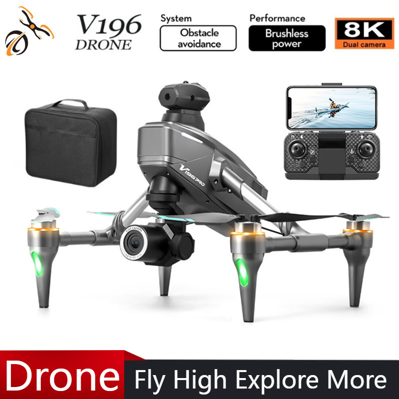Drone Camera 4K - 2025 V196 Evitamento automatico degli ostacoli