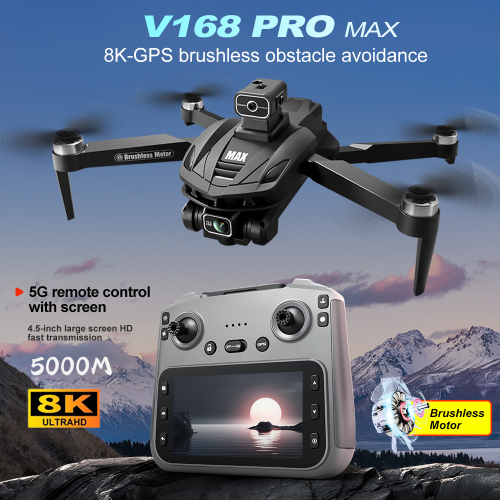 V168 PRO Max GPS Drone 8K Prof - Drone Camera Night Vision recensione e prezzo