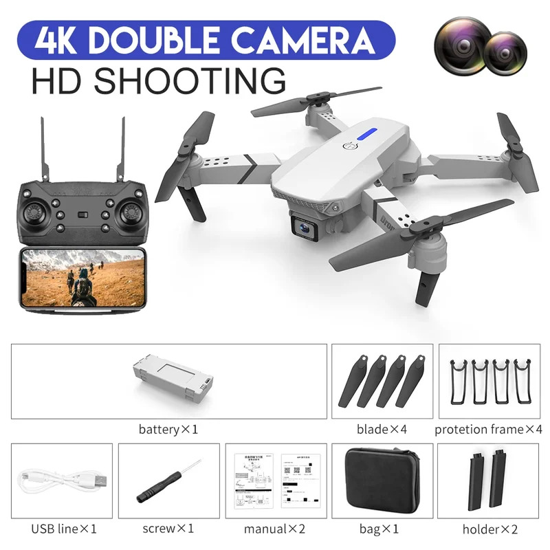 Il drone pieghevole intelligen - Drone Camera Lens recensione e prezzo