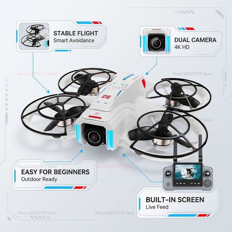 Nuovo Drone GPS AE21 Professio - Drone Camera Night Vision recensione e prezzo