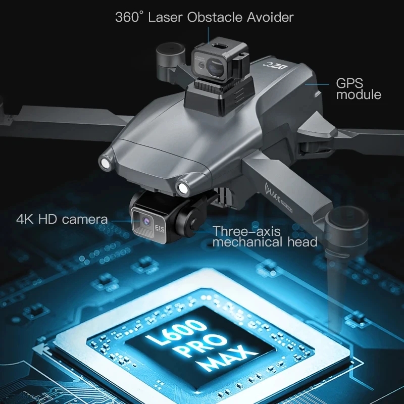 L600 PRO MAX GPS Drone Profess - Drone Camera Lens recensione e prezzo
