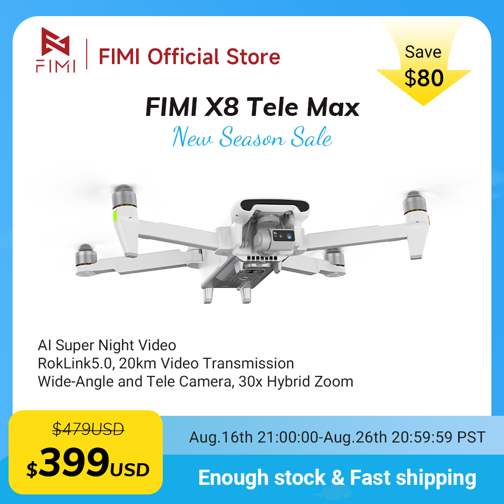 Drone FIMI X8 Tele Max con fot - Drone Camera Wide Angle recensione e prezzo